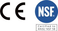 Certificiation CE et NSF des réserves sous pression